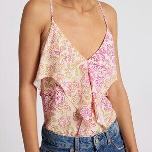 Joie Buell Sleeveless Top 100% Silk XL